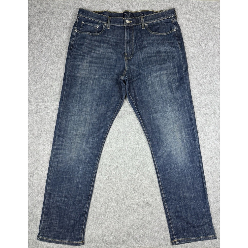 Lucky Brand NWT 410 Athletic Straight Jeans Mens Size 38 X 32 Dark Wash $99 MSRP